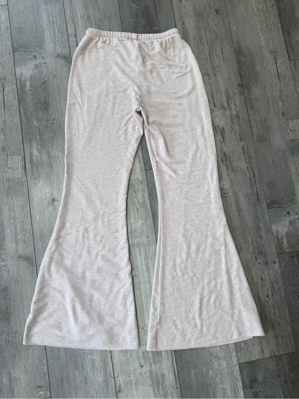 OFFLINE by Aerie Real Me Flare Lounge Pants Oatmeal Beige Modal Medium